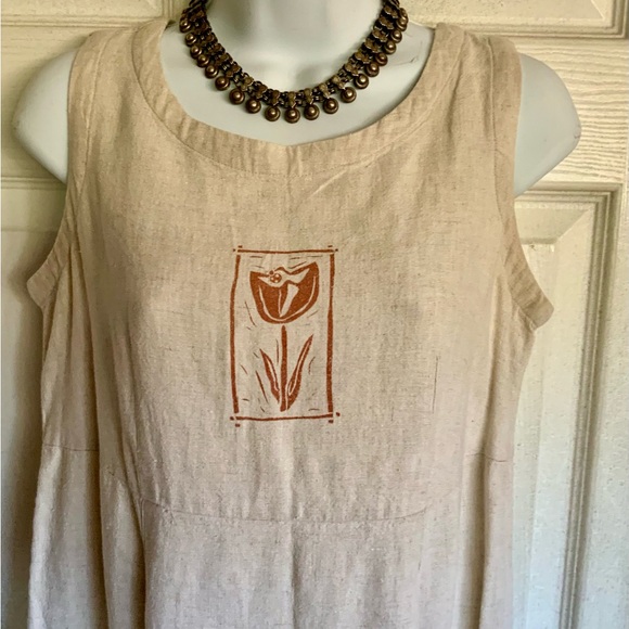 Vintage 90’s…BENTLEY… linen dress - Picture 1 of 10